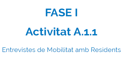 Activitat A.1.1 - Entrevistes de Mobilitat amb Residents