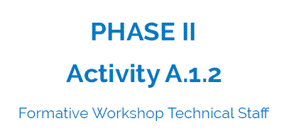 Activity A.1.2 - Formative Workshop Technical Staff