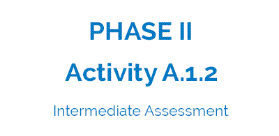 Activity A.1.2 - Intermediate Assessment